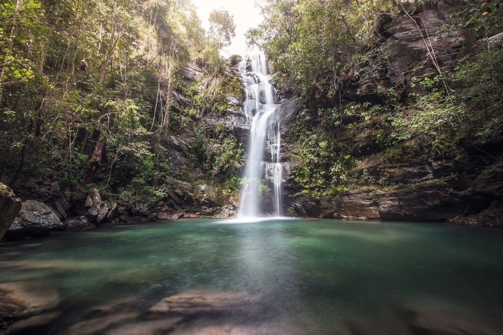 Santa Bárbara waterfall, Chapada dos Veadeiros