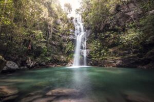 Santa Bárbara waterfall, Chapada dos Veadeiros
