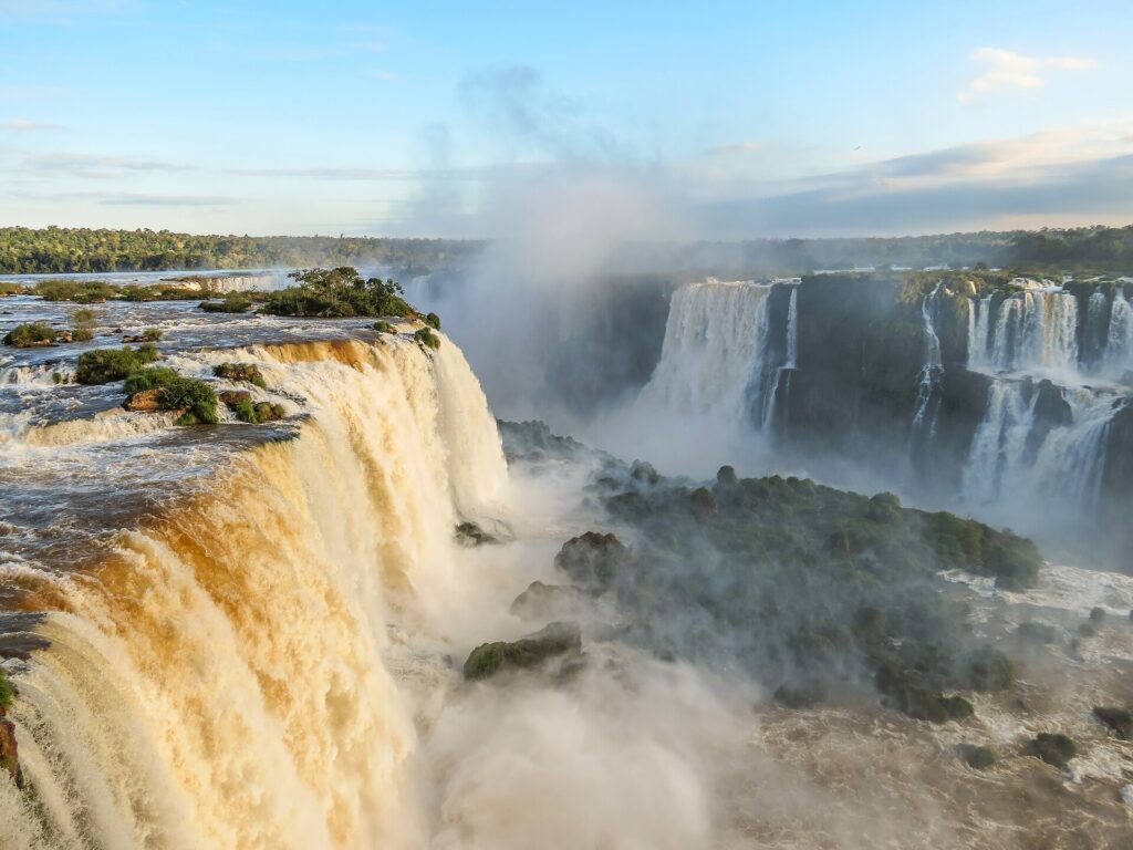 Iguazu Falls seen from above