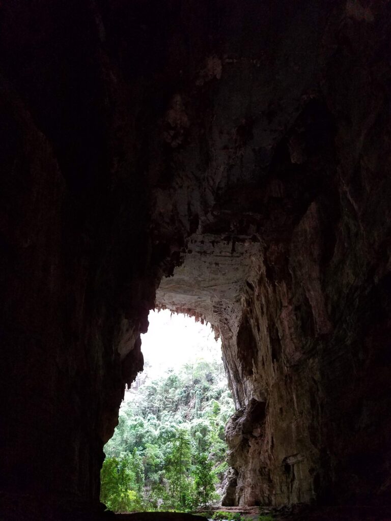 Cave arch in Cavernas do Peruaçu National Park