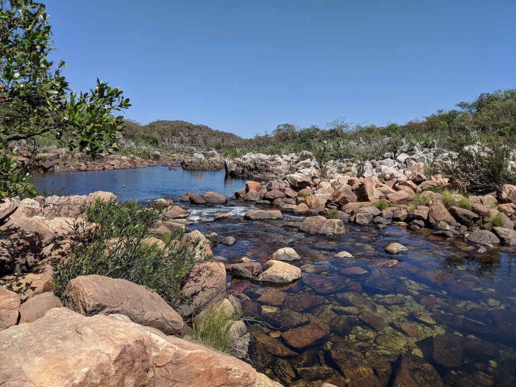 Rocky river in Chapada dos Veadeiros