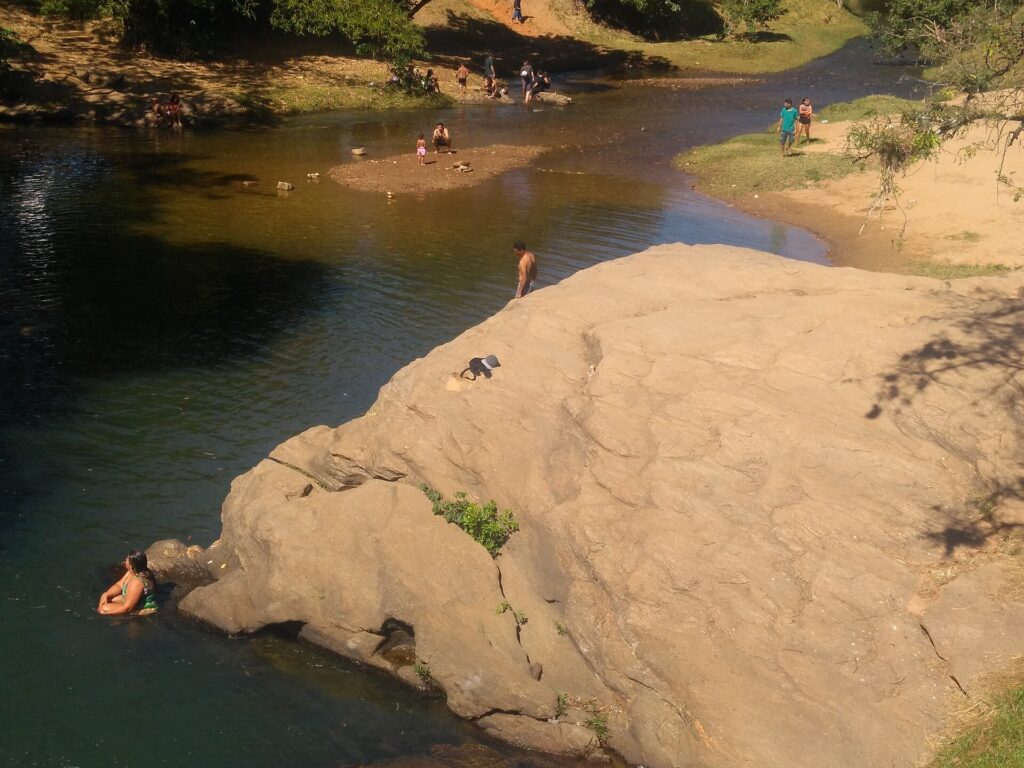 River swimming hole in Pirenópolis