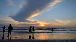 Sunset at Jericoacoara beach