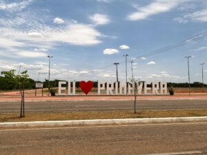 Primavera do Leste town sign